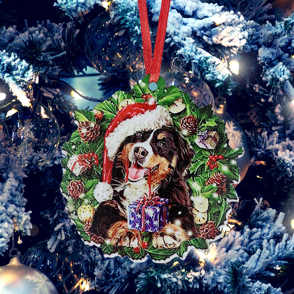 Custom Christmas Tree Ornament Personalized Family Name Hanging Decor