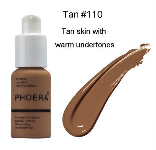 Natural Matte Full Coverage Foundation – Oil Control Concealer Cream for Smooth Skin