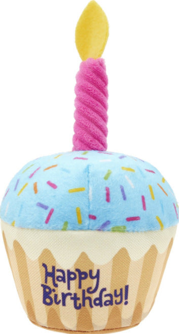 Birthday Plush Toy for Dogs – Soft, Chewable, and Playful Pet Toy