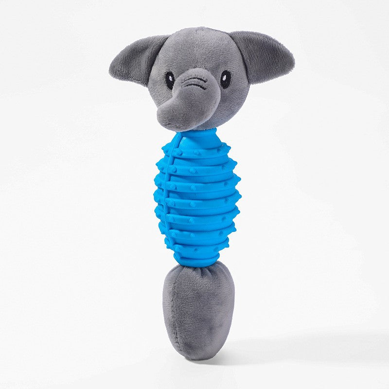Interactive Pet Dog Toy Squeaky Chew Anti Stress Bite Resistant Grinding Toy