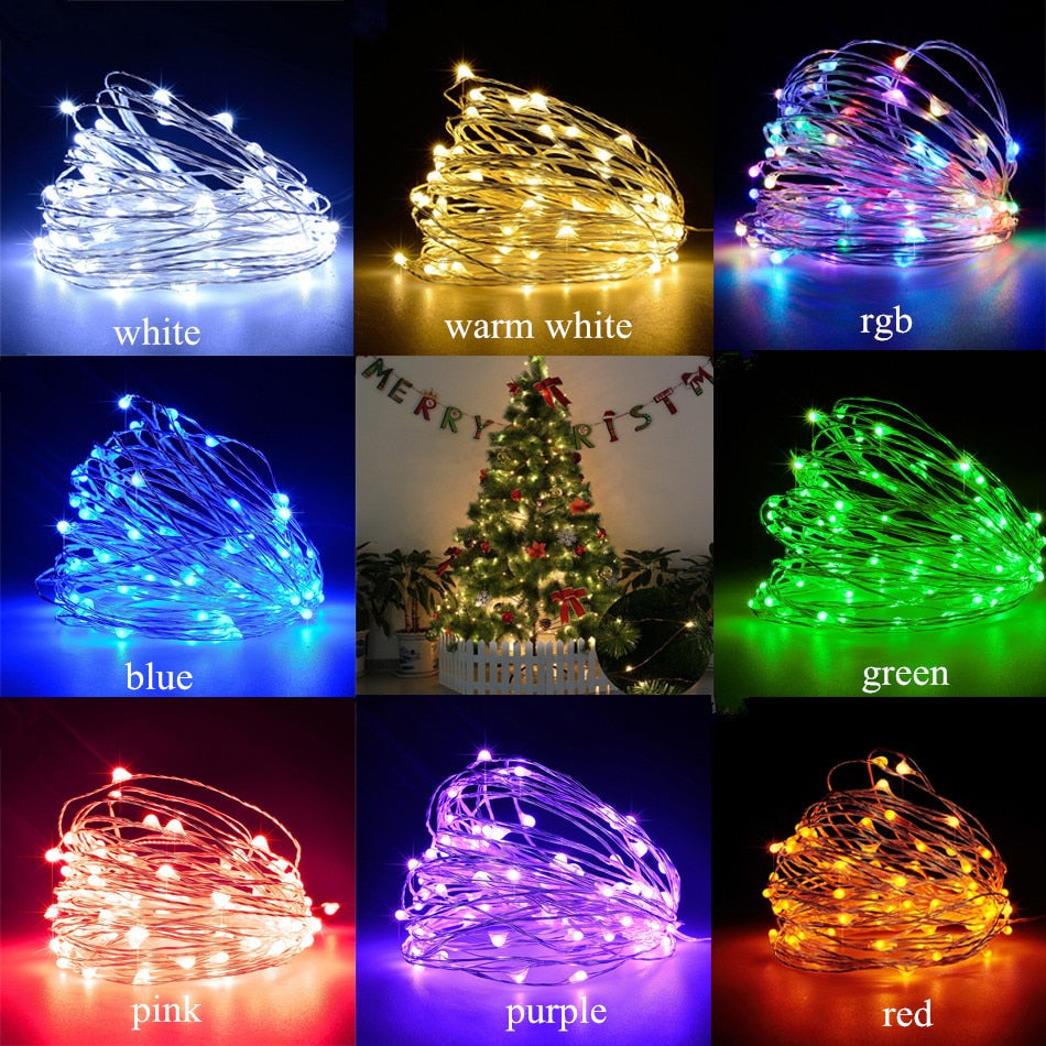 Flexible LED String Lights – Fairy Lights for Wedding, Party & Cozy Room Lighting