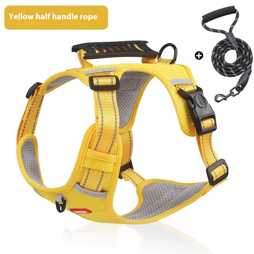 No Pull Dog Harness Reflective Chest Strap Pet Walking Safety Control Harness