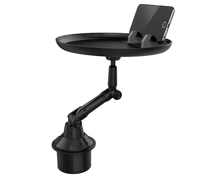 Car Cup Holder Food Tray – Adjustable Drink Organizer Table for Snacks, Coffee & Road Trips