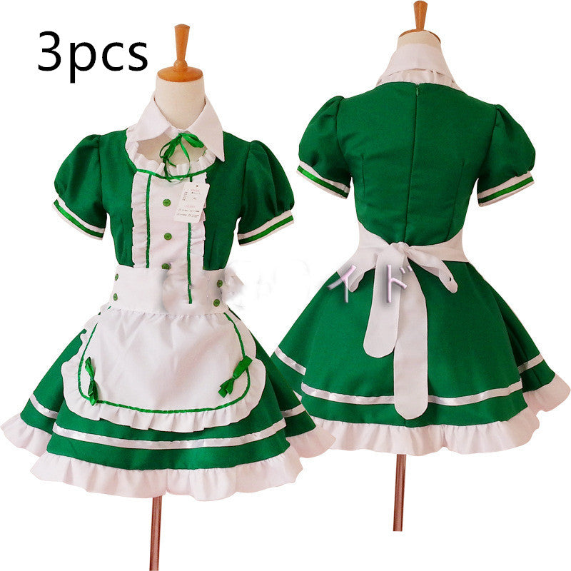 Anime Maid Cosplay Costume – Black & White Sexy Outfit for Halloween & Parties