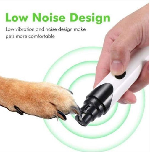 Electric Pet Nail Grinder for Dogs & Cats – Quiet, Safe & Painless Nail Trimmer Tool
