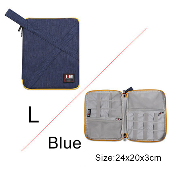 Travel Gadget Organizer Case – Cable Storage Bag for Phone Chargers & Tech Accessories