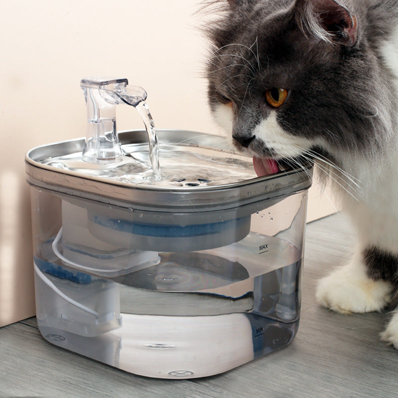 Automatic Stainless Steel Cat & Dog Water Fountain