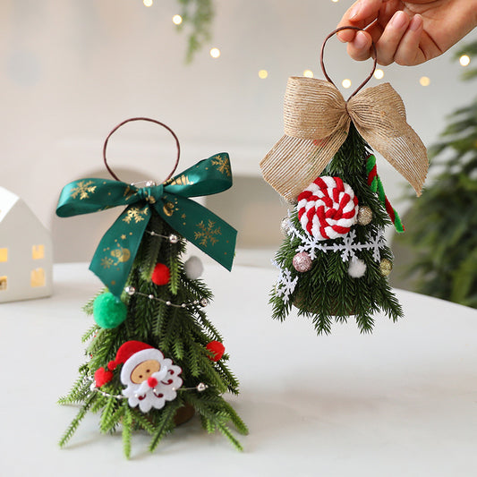Mini Christmas Tree Decor Set DIY – Festive Home & Party Table Ornament Gift