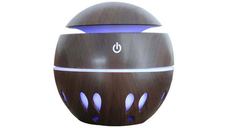 Essential Oil Diffuser Humidifier USB – Ultrasonic Air Purifier with 7-Color LED Night Light