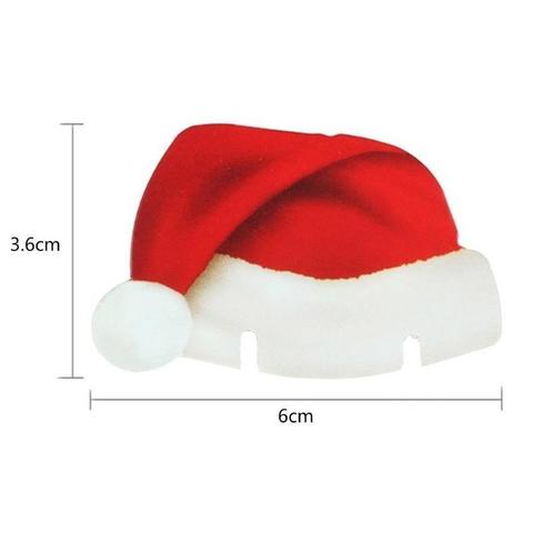 Festive Wine Glass Decor – Christmas Table Setup Accessories (10pcs Set)