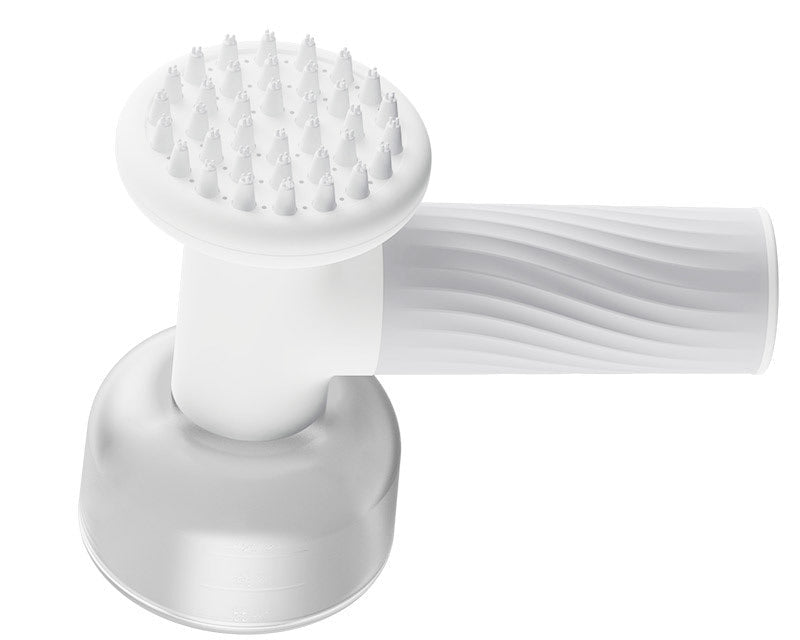 Foaming Dog Shampoo Brush – Electric Pet Bath Scrubber for Cats & Dogs