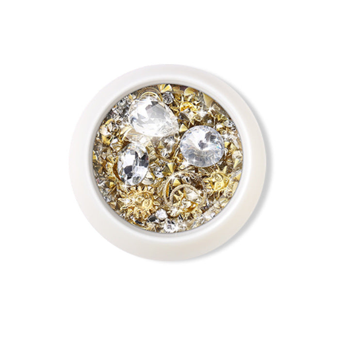 Sparkly Nail Diamonds Rivets – 3D Nail Art Jewelry for Acrylic & Gel Nails