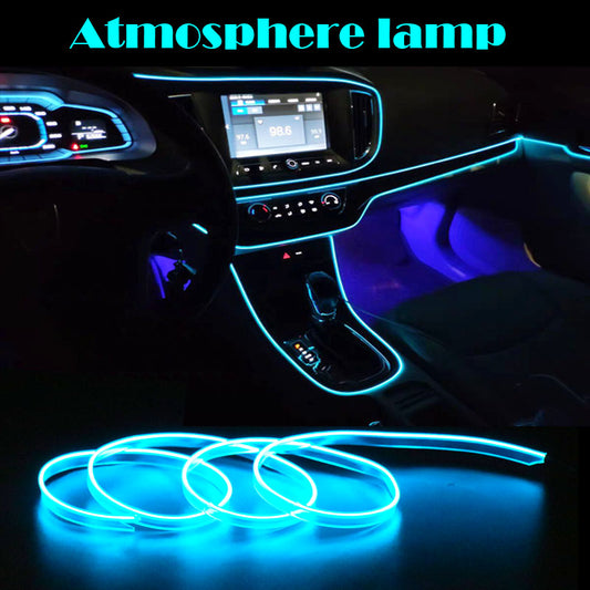 Car Ambient LED Strip Lights – RGB USB Neon Kit for Stylish Interior & Night Vibes