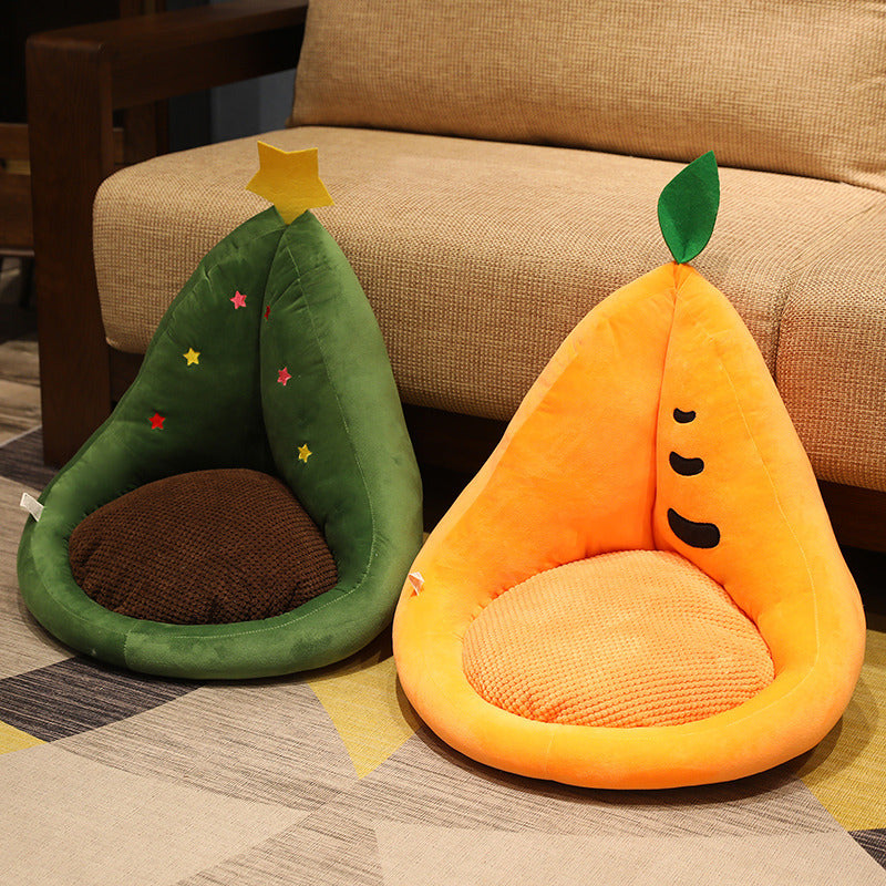 Soft Plush Fruit Pillow – Kawaii Cushion for Bedroom, Sofa & Home Decor