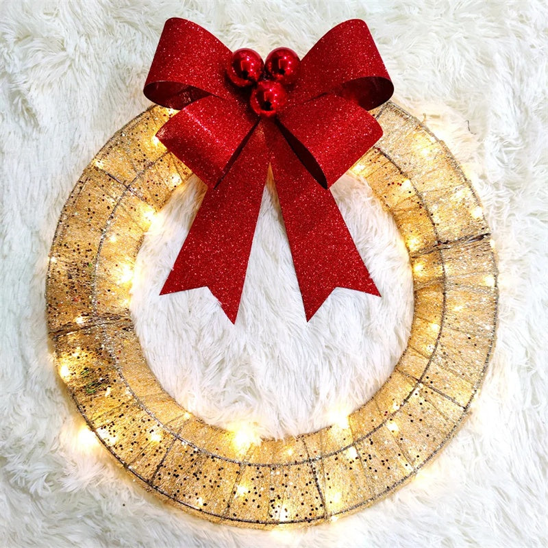 50cm Luminous Christmas Garland – Celebrate in Style
