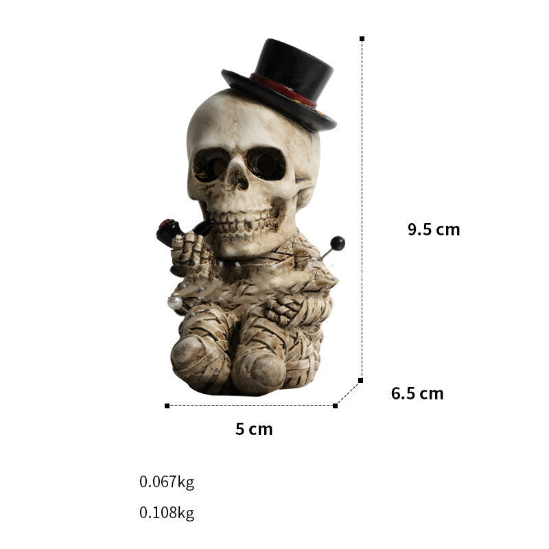 Aromatherapy Skull Decor for Unique Halloween Home Styling