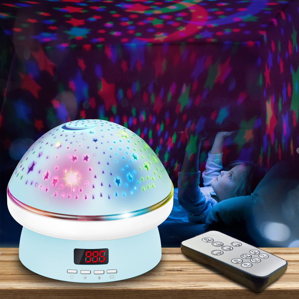 Mushroom Starry Sky Light – LED Galaxy Projector for Bedroom