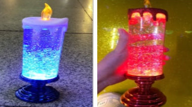 Mini LED Candle for Bedroom – Color Changing Waterproof Night Light & Home Decor