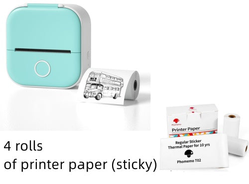 Mini Label & Photo Printer – Easy, Quick, Portable