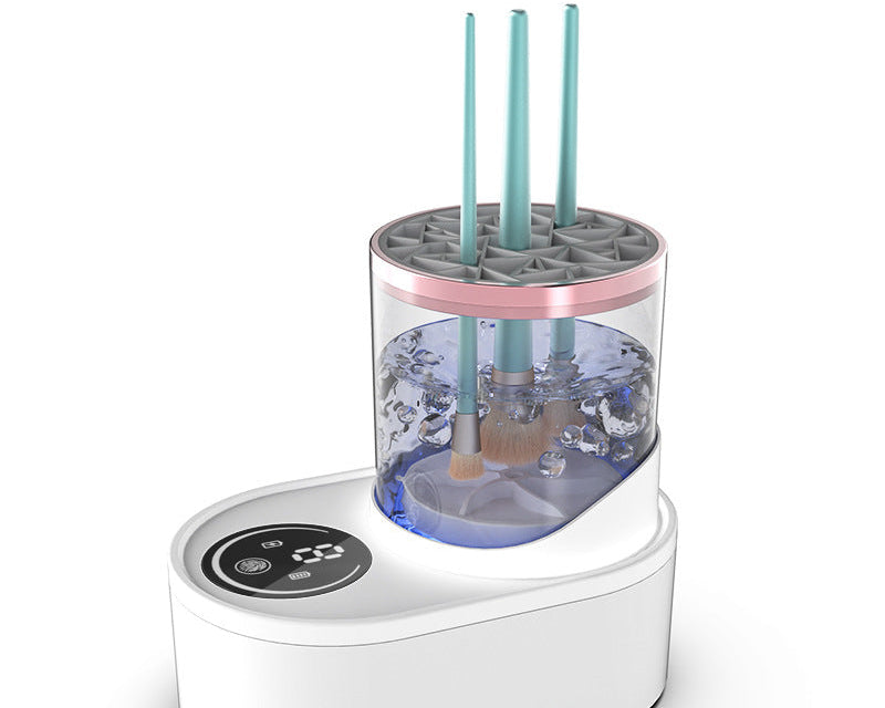 Automatic Makeup Brush Cleaner Machine – Rechargeable Electric Cleaning Tool