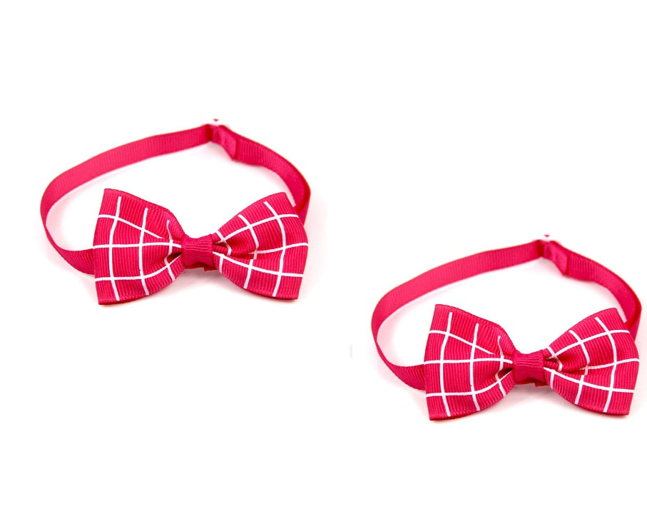 Stylish Plaid Dog & Cat Bandana – Soft Pet Scarf for Small & Medium Pets
