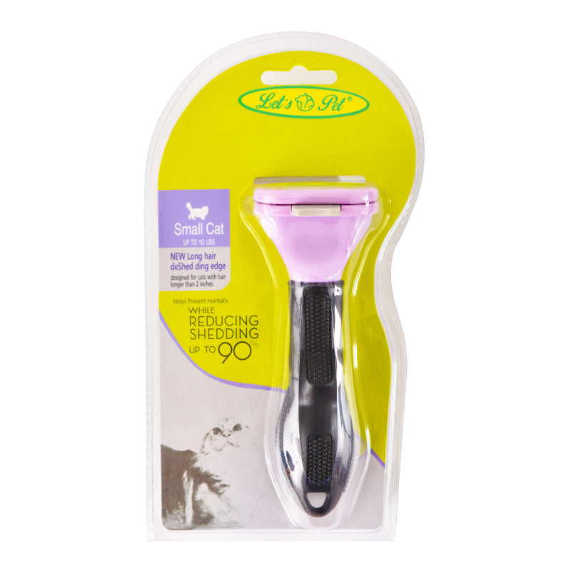 Professional Pet Grooming Brush Dog Cat Hair Deshedding Cleaning Care Tool