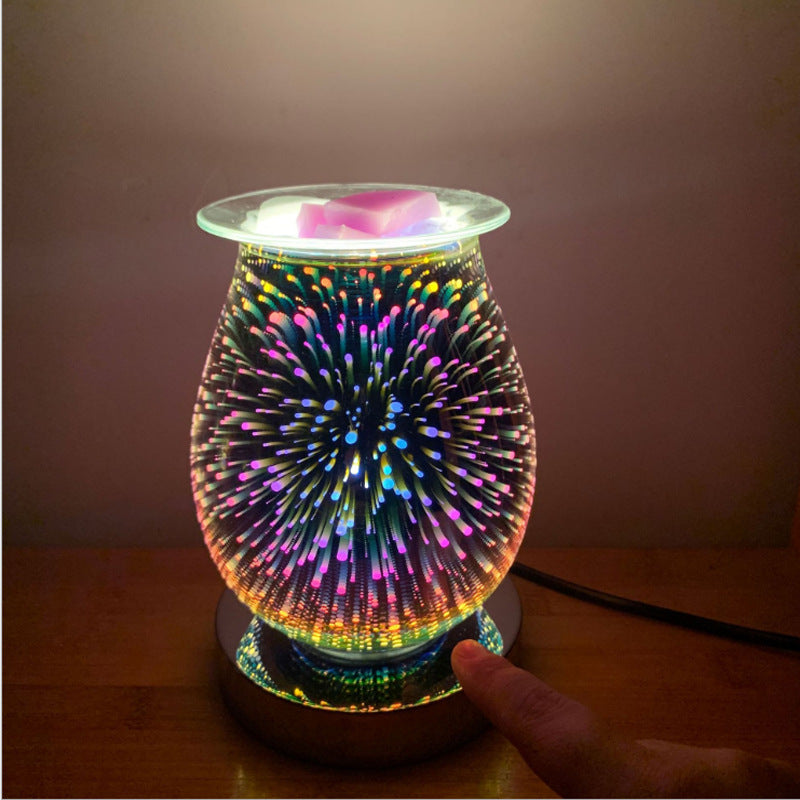 LED Aromatherapy Diffuser Lamp – Firework Effect Ambient Light