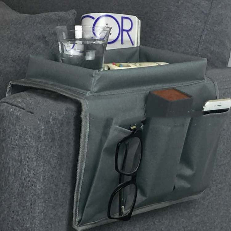 Sofa Armrest Organizer Bag – Remote Control Holder for Couch Storage