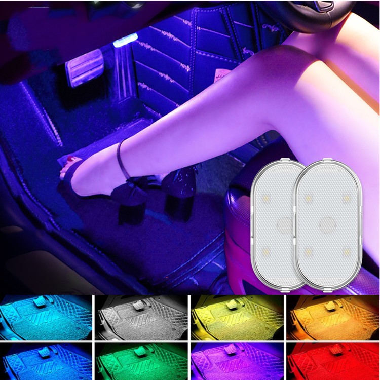 Touch Sensor LED Car Light USB Rechargeable – Mini Interior Reading Lamp for Cars & Travel