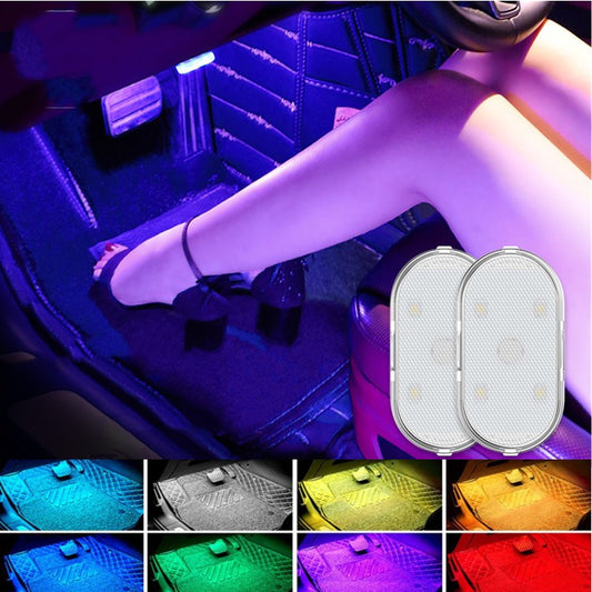 Touch Sensor LED Car Light USB Rechargeable – Mini Interior Reading Lamp for Cars & Travel
