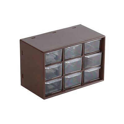 Transparent Desktop Storage Box – Multi-Drawer Organizer for Office & Home