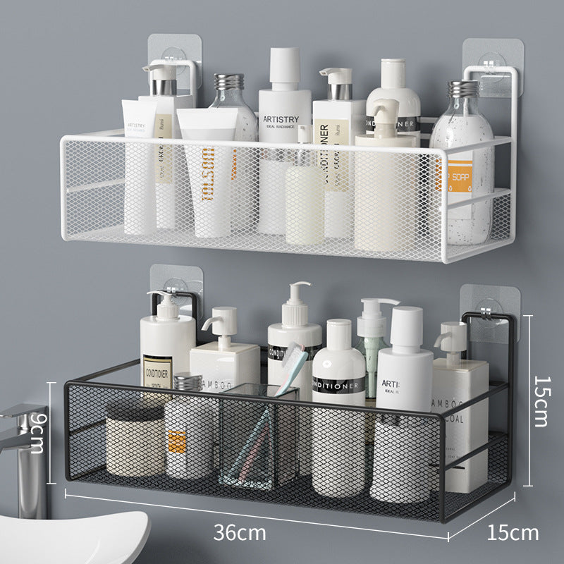 Shower Shampoo Organizer – Wall-Mounted Bathroom Shelf, Easy No-Drill Installation