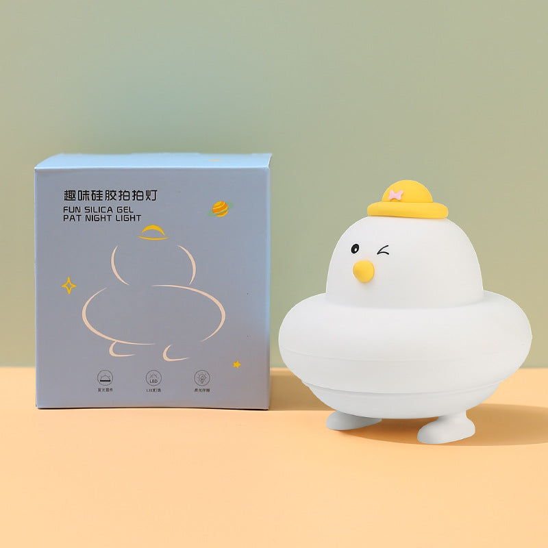 Decorative LED Silicone Night Lamp Rechargeable Soft Glow Kids Sleep & Bedroom Light