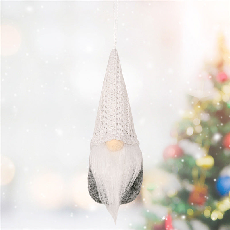Christmas Hanging Knitted Ornament – Small Festive Pendant