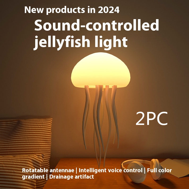 Smart Jellyfish LED Lamp – Night Light, Desk & Bedside Ambient Decor