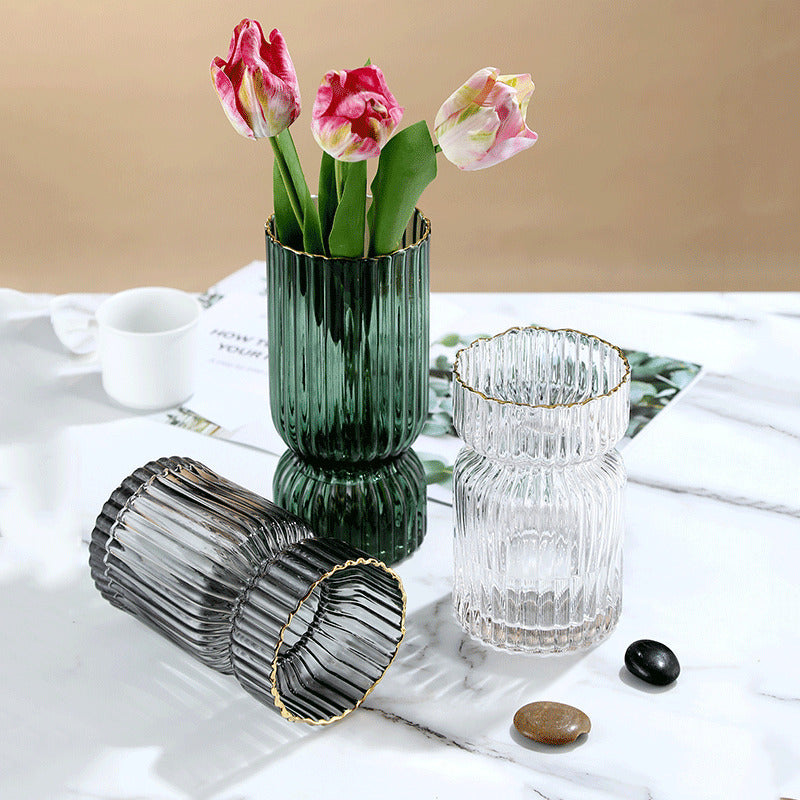 Home Decoration Soft Vase – Minimalist Modern Table Decor for Living Room Interior