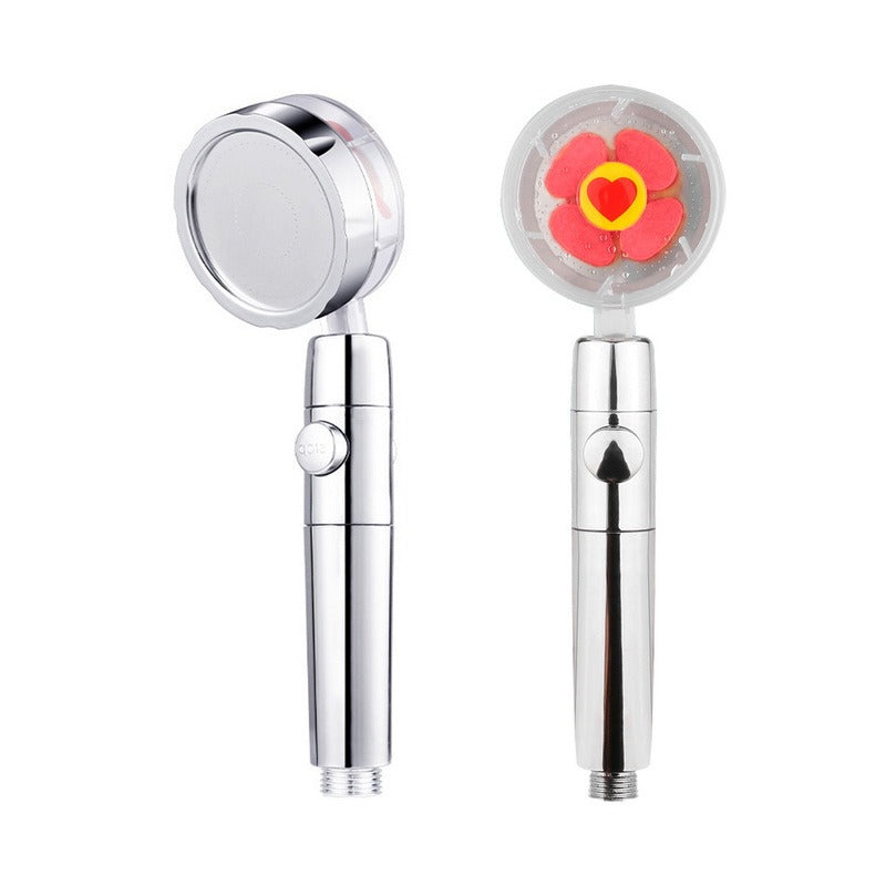 Strong Pressure Shower Head – Turbo Propeller Water Saving Handheld Spray