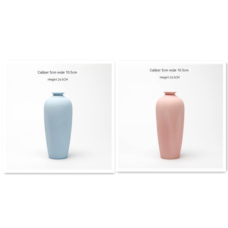 Modern Ceramic Flower Vase – Elegant Living Room Dried Floral Decor Piece