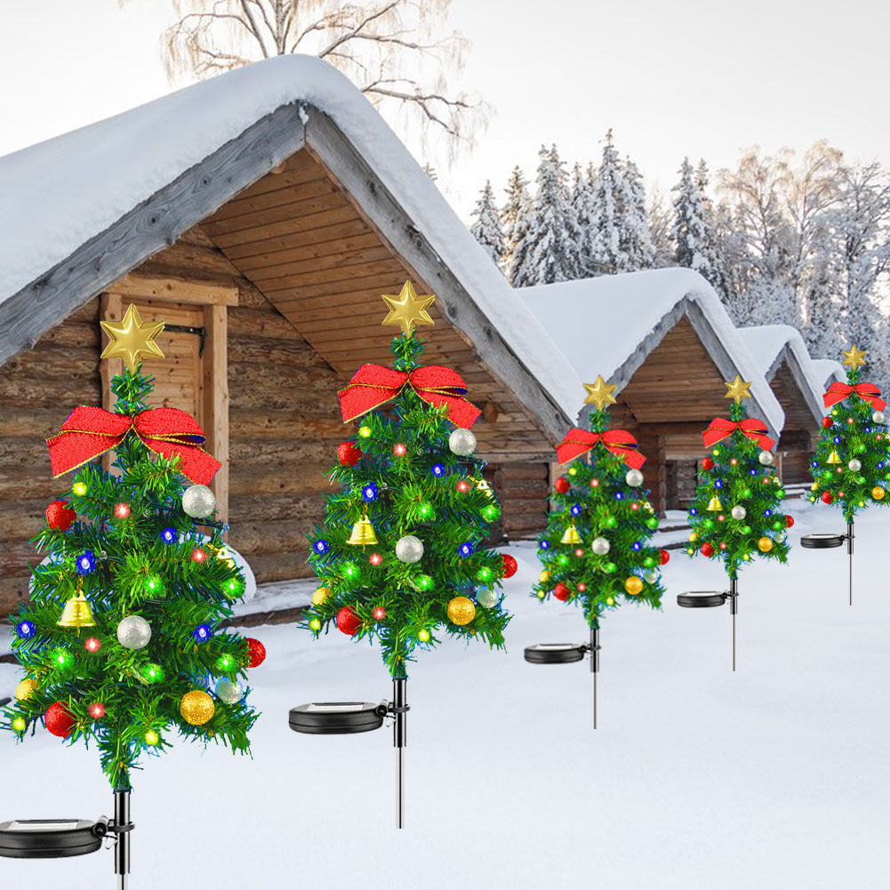 Solar Garden Christmas Tree Lights – Holiday Lighting
