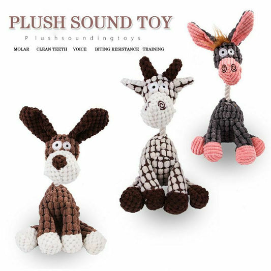 Pet Chew Toy for Dogs – Squeaky Plush Puppy Toy