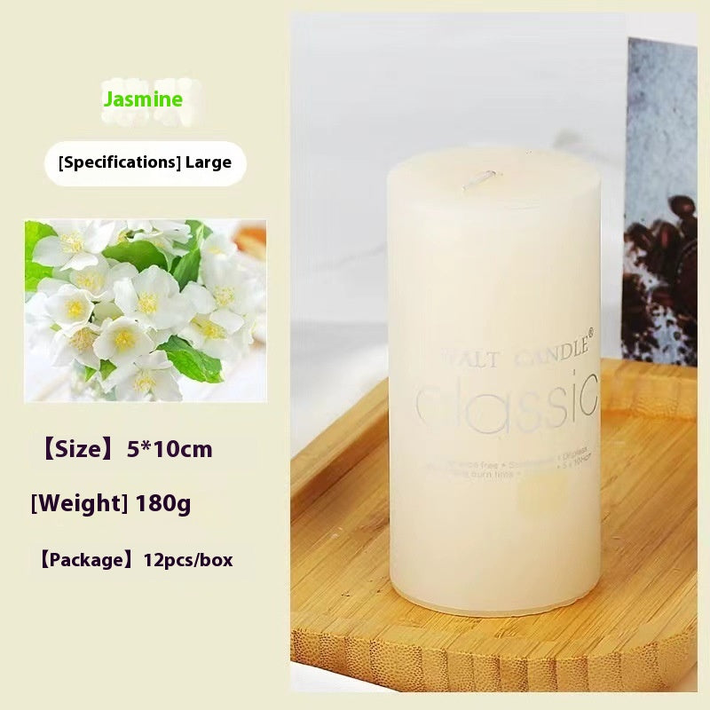 Relaxing Aromatherapy Candle – Cylindrical Color Candle for Home, Gifts & Stress Relief