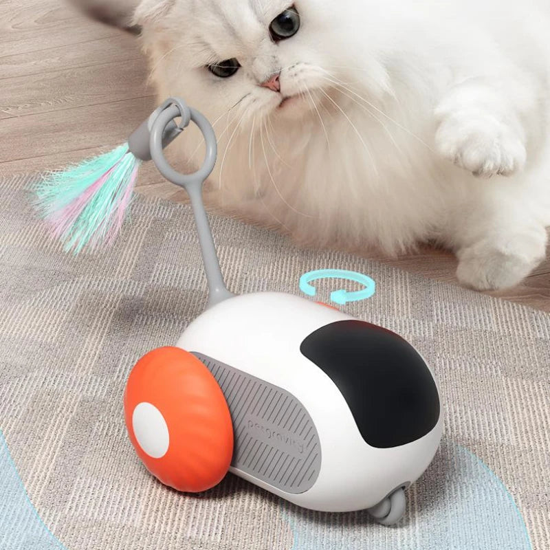 Interactive Cat Car Toy USB Rechargeable | Smart Remote Control Chasing Pet Toy