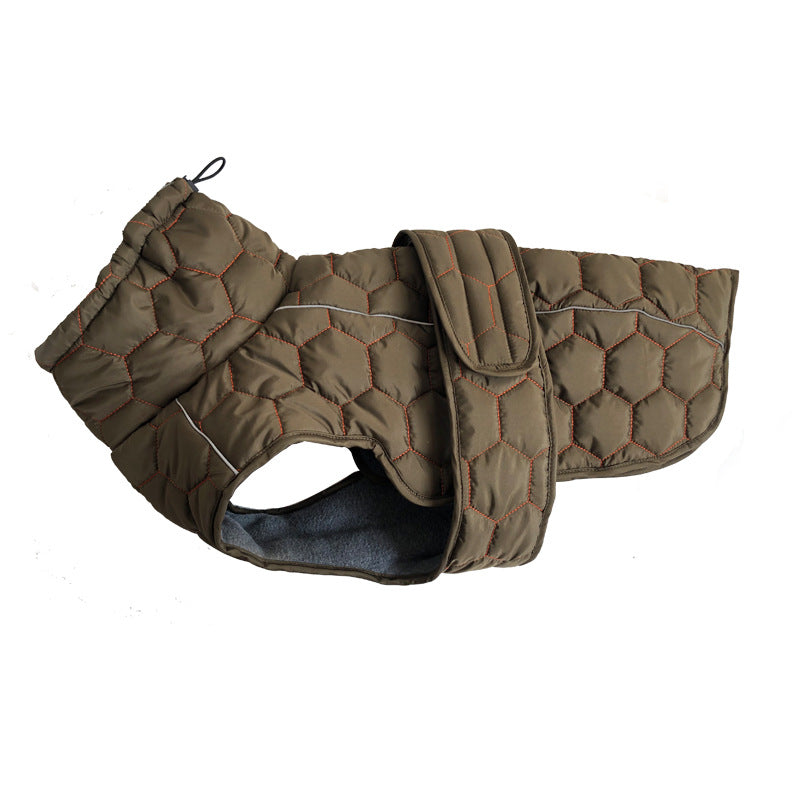 Outdoor Dog Winter Jacket Thickened Warm Coat – Waterproof Pet Clothing