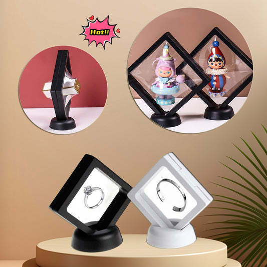 3D Floating Display Case – Jewelry, Coin & Collectibles Storage Showcase Frame
