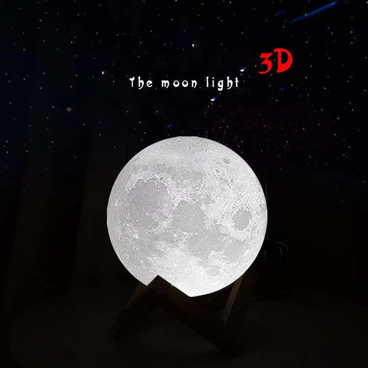 Aesthetic Moon Night Light 3D Lamp – Romantic LED Table Lamp Gift