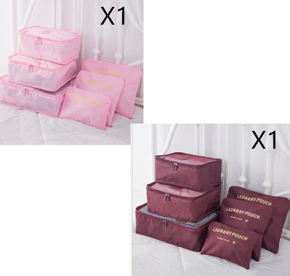 Travel Clothes Organizer Bags Set – 6PCS Packing Cubes for Luggage & Efficient Packing System
