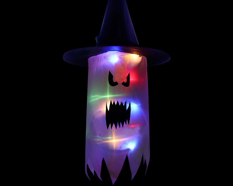 Halloween Ghost String Lights Lantern Decoration – Spooky Cloth Art LED