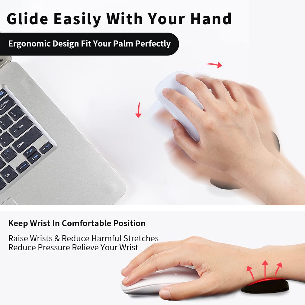 Ergonomic Mouse Wrist Rest Gel Mouse Pad – Non-Slip Support for Office & Gaming Comfort