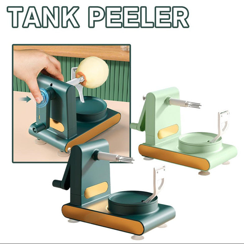 Compact Hand Crank Peeler – Multifunction Fruit Slicer & Corer