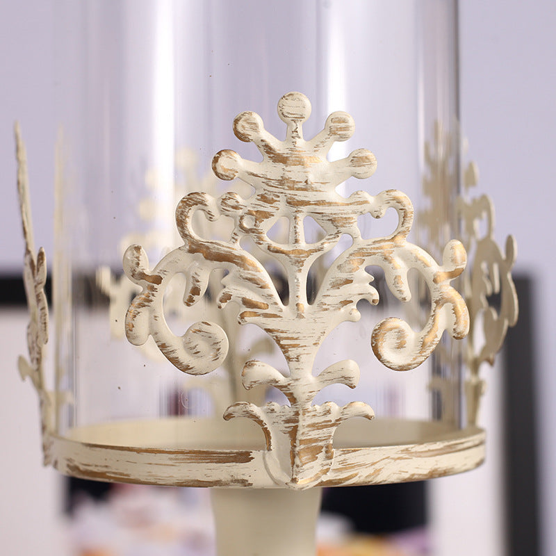 Decorative Metal Cube Candle Holder Stand – Modern Home & Event Table Centerpiece Decor